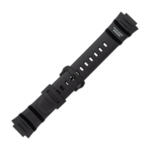 Casio 10302043 black watch band 16mm for AE-2000W, AE-2100W, WV-200A, WV-200E, WV-200U