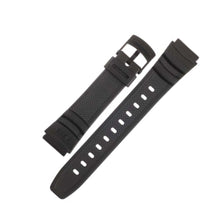 Load image into Gallery viewer, Casio plastic black watch strap 71607653 for W-93H, 16 mm
