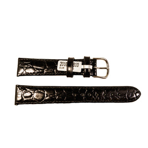 Croco pattern Samantha Crocodile leather watch strap 18 mm