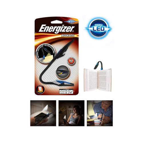 Energizer Flexible Booklite Clip Book Lamp LED Flashlight Compact Desi ...