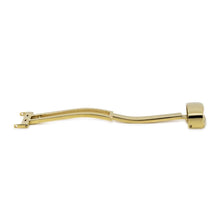 Load image into Gallery viewer, Folding clasps for watch leather straps, gold plated, 14 mm

