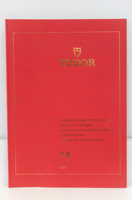 Genuine Tudor Spare Parts Catalogue T8 2001 Movements and Bracelets