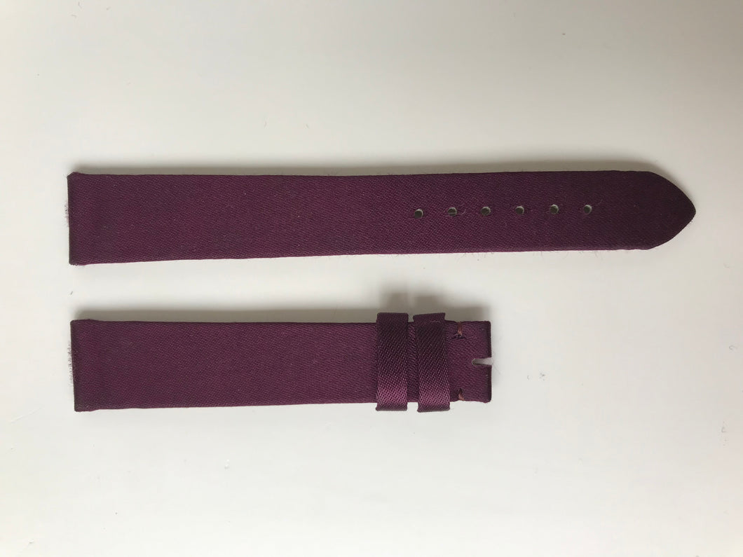 Girard Perregaux purple satin strap for lady watches 16mm