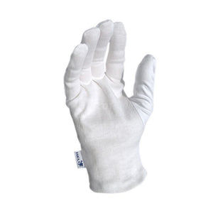 Heli white gloves, size XL, 1 pair, microfiber and cotton