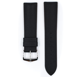 Hirsch Arne 0921094050-2-18 black calf watch strap 18 mm