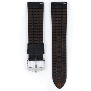 Hirsch Arne 0921094050-2-20 black calf watch strap 20 mm