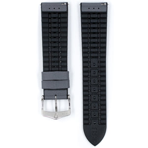 Hirsch Arne 0925094030-2-18 silver grey watch strap 18 mm