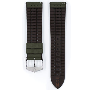 Hirsch Arne L 0921094040-2-18 green watch strap 18 mm