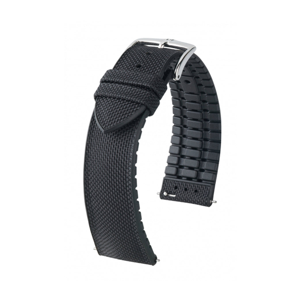 Hirsch Arne L 0925090050-2-20 black watch strap 20 mm