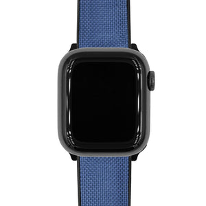 Hirsch Arne L blue watch strap 18-20 mm