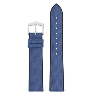 Hirsch Arne L blue watch strap 18-20 mm