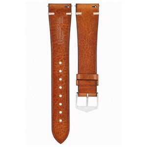 Hirsch Bagnore L 05502070-2-20 brown leather watch strap 20 mm