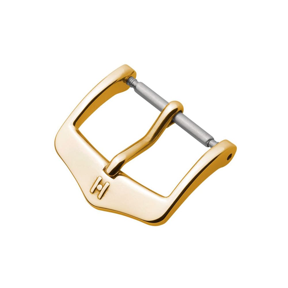 Hirsch Classic yellow gold stainless steel buckle for watch band