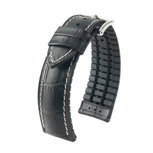 Load image into Gallery viewer, Hirsch George L 0925128050-2-20 leather calfskin black watch strap 20mm
