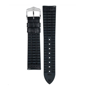 Hirsch George L black calf leather strap for watch 20 mm 0925128052-2-20