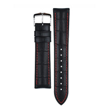 Load image into Gallery viewer, Hirsch George L black calf leather strap for watch 22 mm 0925128052-2-22
