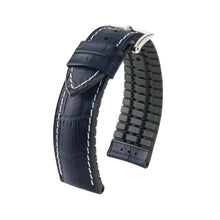 Load image into Gallery viewer, Hirsch George L blue calf leather strap for watch 20 mm 0925128080-2-20
