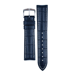 Hirsch George L blue calf leather strap for watch 20 mm 0925128080-2-20