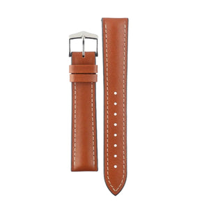 Hirsch James L brown calf leather strap for watch 20 mm 0925002070-2-20