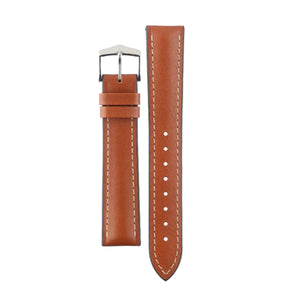 Hirsch James L brown calf leather strap for watch 22 mm 0925002070-2-22