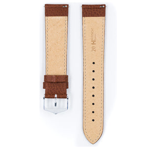 Hirsch Kansas L 01502070-2-20 Golden brown leather watch strap 20 mm