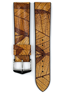 Hirsch Leaf brown strap for watch 20 mm 0921046010-2-20
