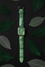 Load image into Gallery viewer, Hirsch Leaf green strap for watch 18 mm 0921046140-2-18
