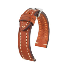 Load image into Gallery viewer, Hirsch Liberty Artisan L brown calf leather watch strap 24 mm 10900270-2-24
