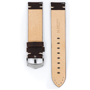 Hirsch Ranger 05402010-2-18 genuine Calf leather watch strap 18 mm