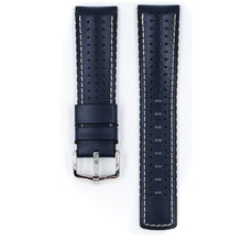 Load image into Gallery viewer, Hirsch TIGER L 0915075080-2-20 blue leather watch strap 20mm
