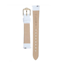 Load image into Gallery viewer, Hirsch Toronto L white calf leather strap for watch 18 mm 03702000-2-18
