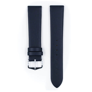 Hirsch Toronto M blue calf leather watch strap, 20 mm, 03702080-1-20