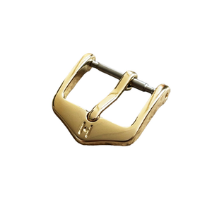 Hirsch Traditional yellow gold stainless steel buckle for watch band