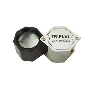 Horotec MSA00.304 triplet loupe for gem examination x20 for jewelers and watchmakers