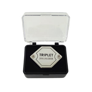 Horotec MSA00.304 triplet loupe for gem examination x20 for jewelers and watchmakers