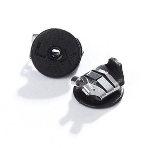 LOX classic locking earring backs black color- 2 pairs –