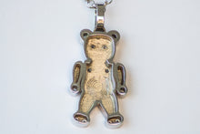 Load image into Gallery viewer, Charme Teddy Bear Pendant 14k White Gold with necklace jewelry for ladies
