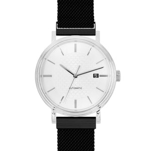 Milanaise black bracelet for smart and classic watches, 22mm, 30161450-5-22
