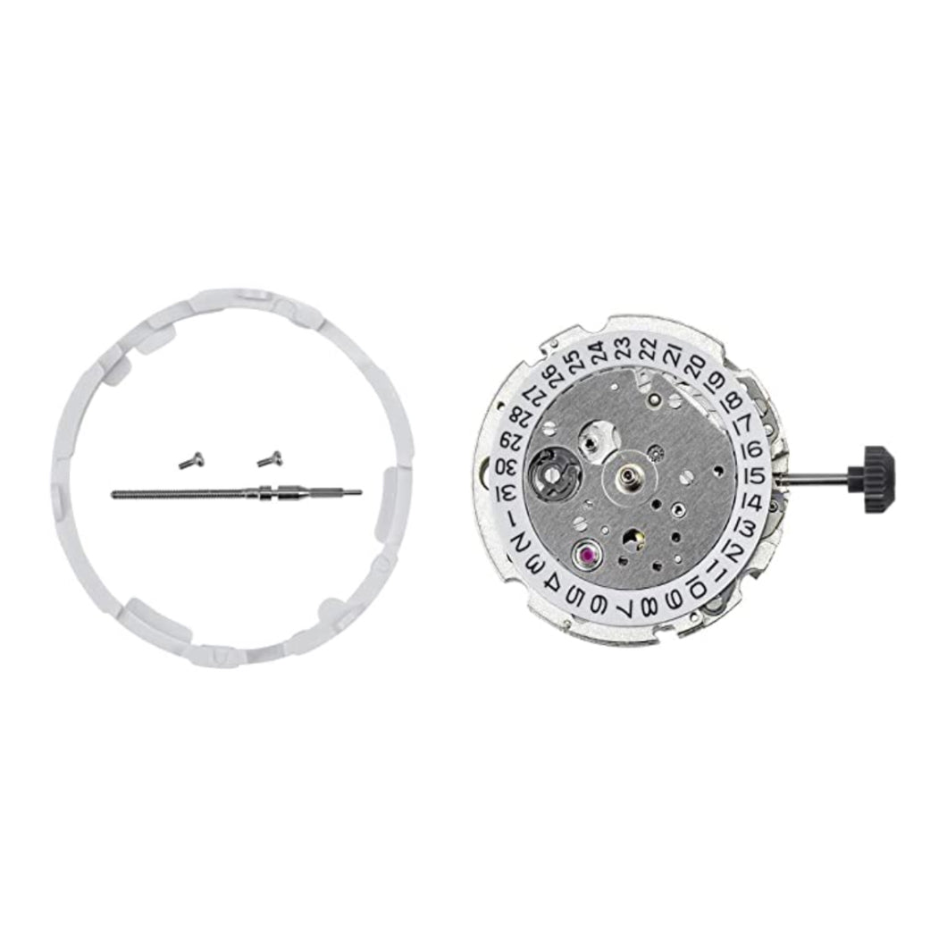 Miyota 8215 automatic watch movement complete with Date on 3 o'clock 11 1/2