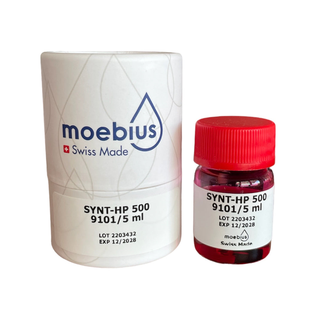 Moebius Synt-HP 500 9101 special synthetic red watch oil 5 ml for watchmakers