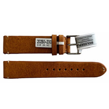 Load image into Gallery viewer, Mokka beige leather strap with stitch 20 mm
