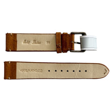 Load image into Gallery viewer, Mokka beige leather strap with stitch 20 mm
