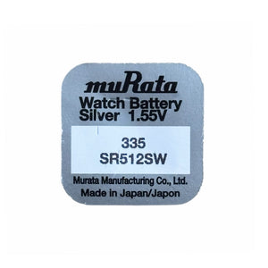 Murata 335 SR512SW watch coin battery 1.55V