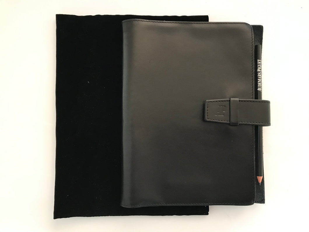 New Audemars Piguet notebook with pencil in leather case