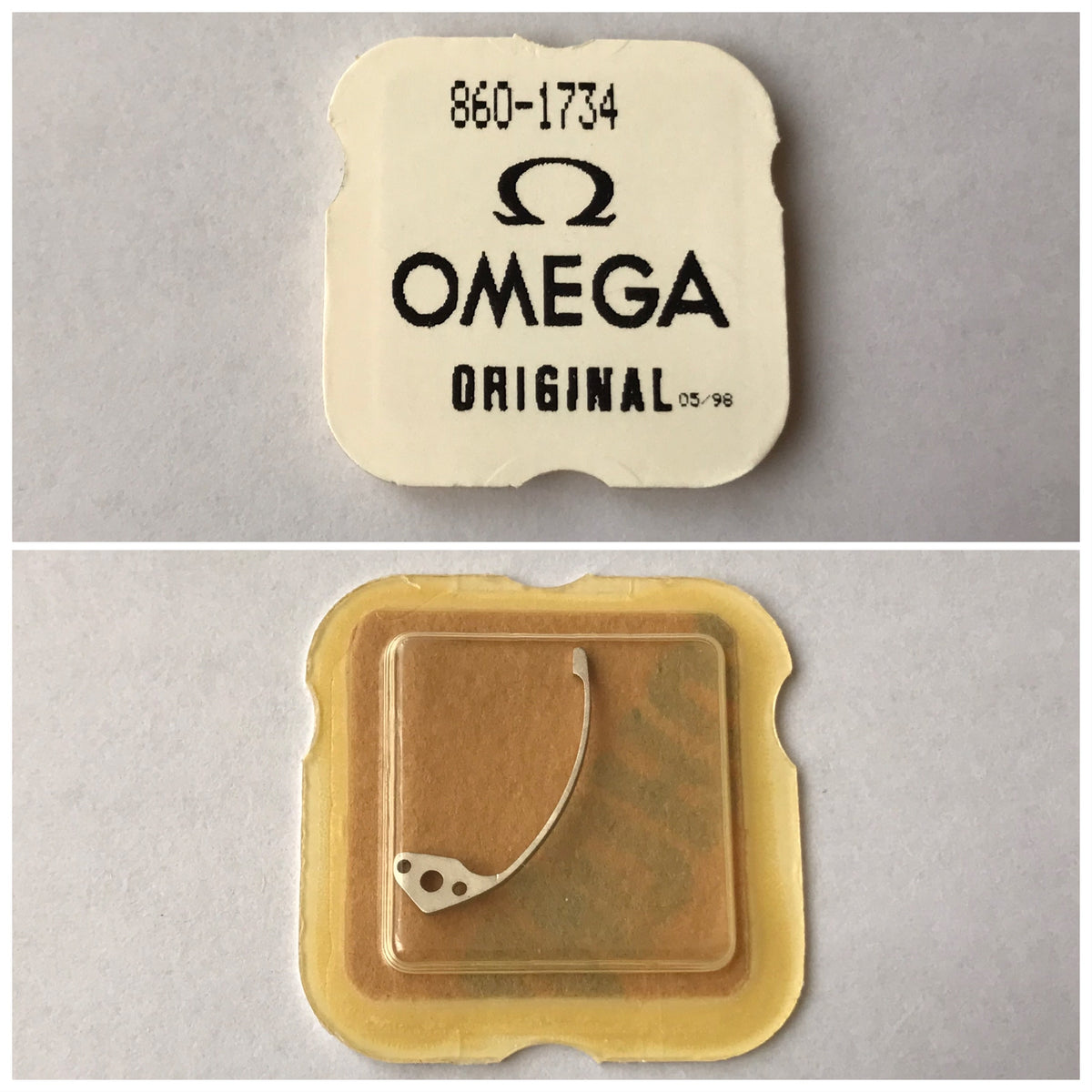 New Omega 860 hammer spring part 860-1734 – WatchmakerShop.com