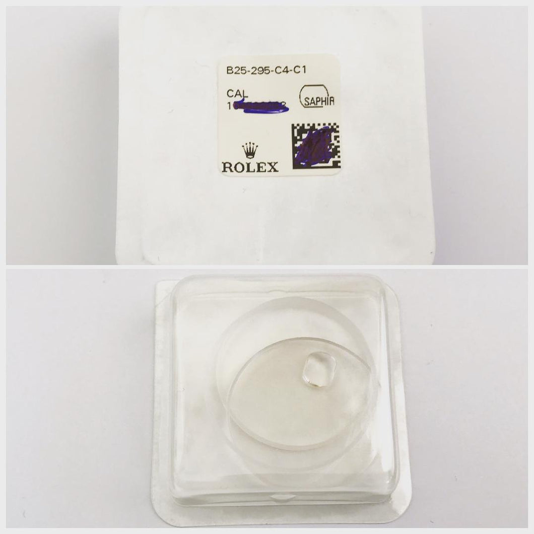 New Rolex Crystal Sapphire glass part B25-295-C4-C1 for 116135, 116138, 116139, 116188