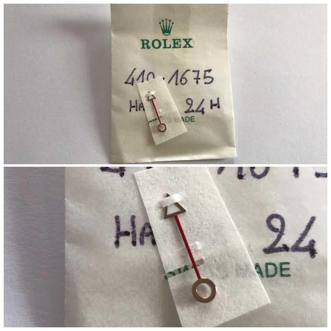 New Rolex GMT 1675 24 hour hand luminova