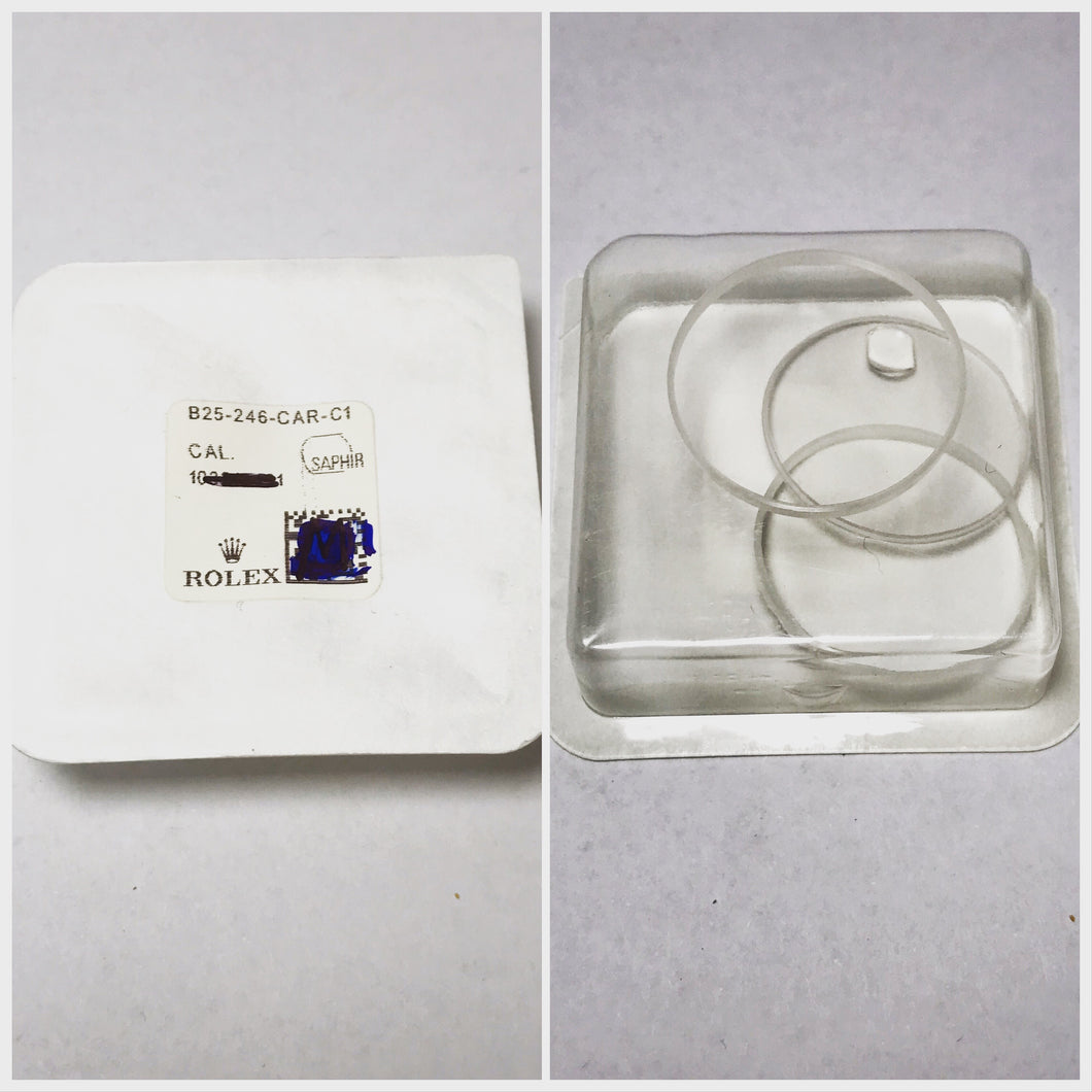 New Rolex Sapphire Crystal Glass 178245, 178313, 178341, 178343