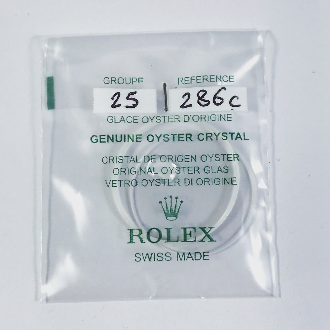New Rolex Sapphire Crystal Glass 25-286-C old model 15200, 15203, 15210, 15223, 15238