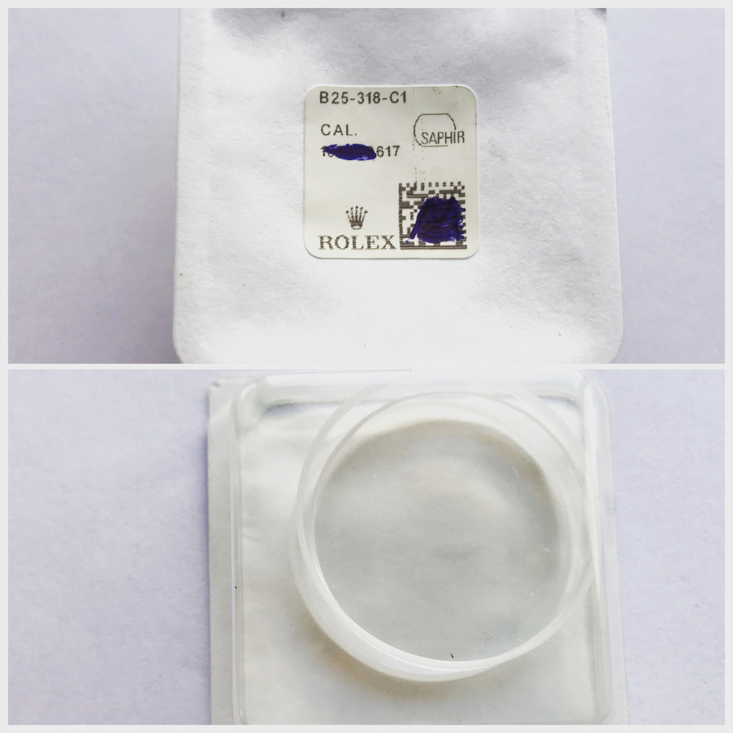 New Rolex Sapphire crystal glass for Milgauss 116400 and Air King 116900 B25-7024-3-C1